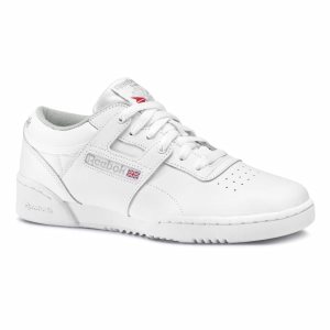 Reebok Workout Low Turnschuhe Damen - Weiß/Grau - DE 951-SYB